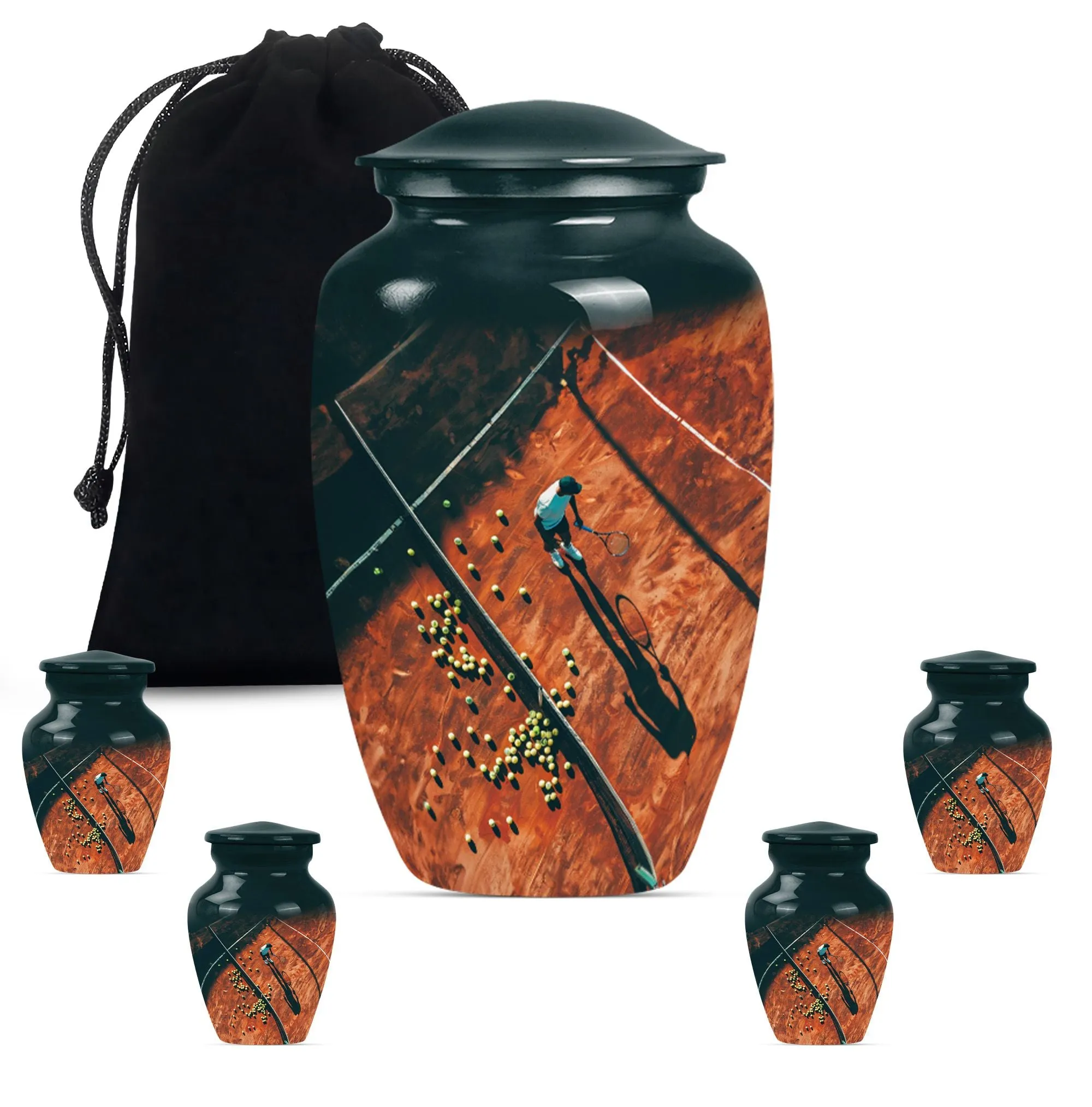 Recall the Love Tennis Urn | Forever Memorial Cremation Container
