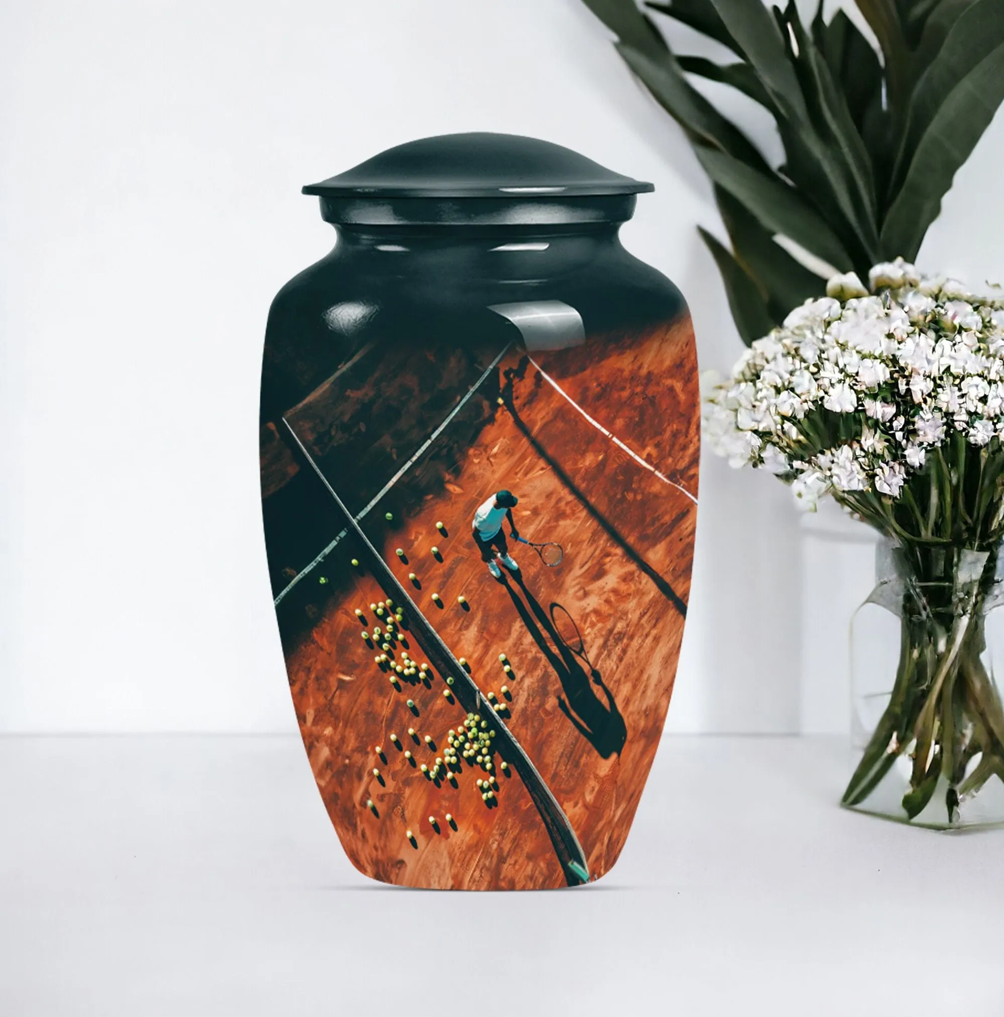 Recall the Love Tennis Urn | Forever Memorial Cremation Container