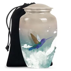 Remembrance of Love: Hummingbird Sanctuary Memorial Urn