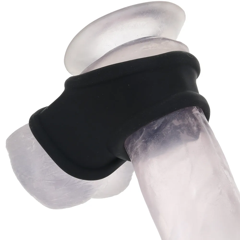 Renegade Piper Cock & Ball Ring in Black