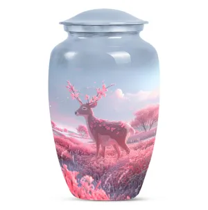 Resplendent Deer Urn: A Transcendent Tribute