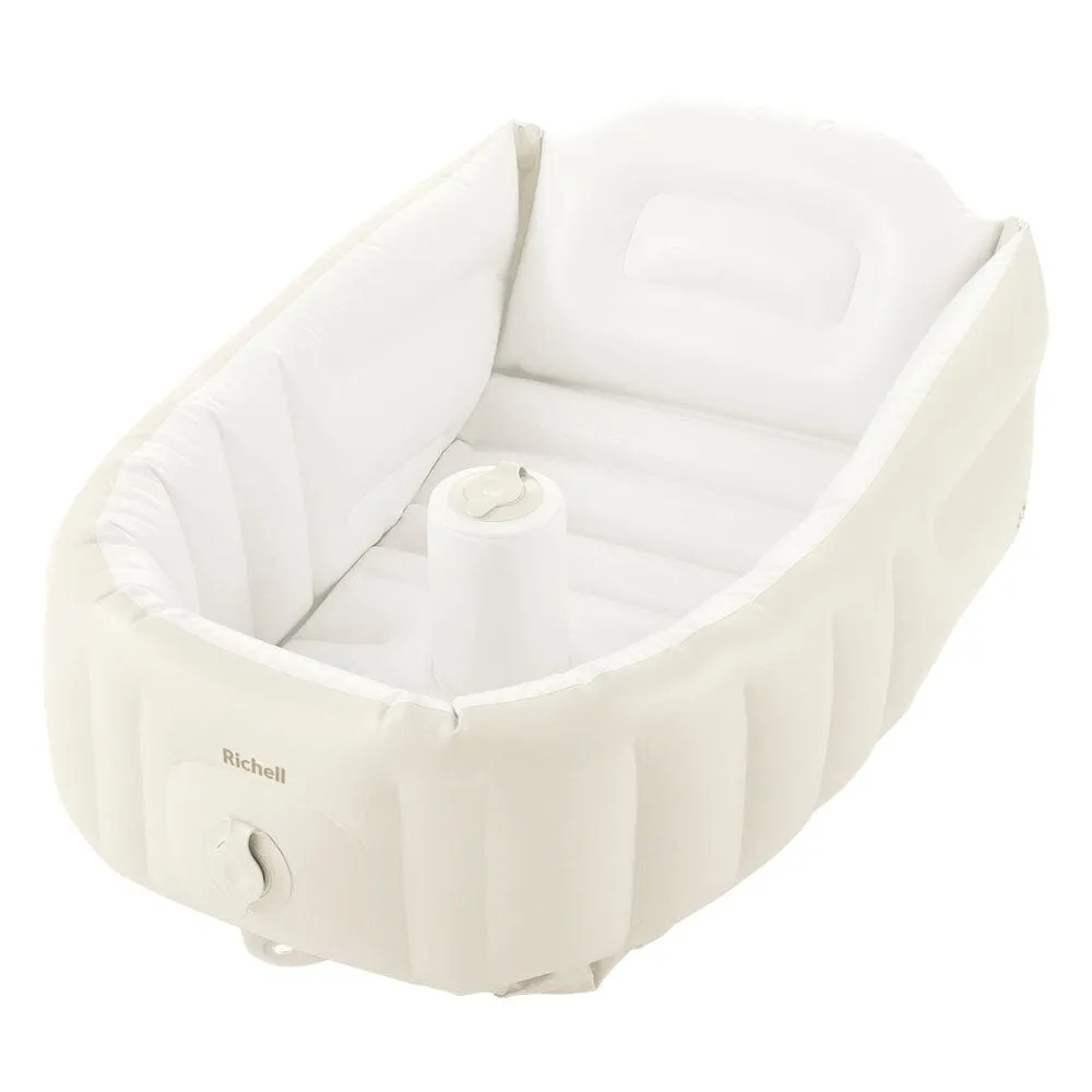 Richell - Inflatable Foldable Soft Baby Bath Tub