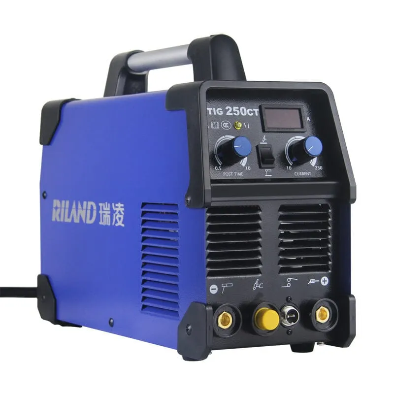 Riland Welding Machine TIG250CT C/W 8m Wp26 Torch And Welding Cable | Model: W-TIG250CT-R