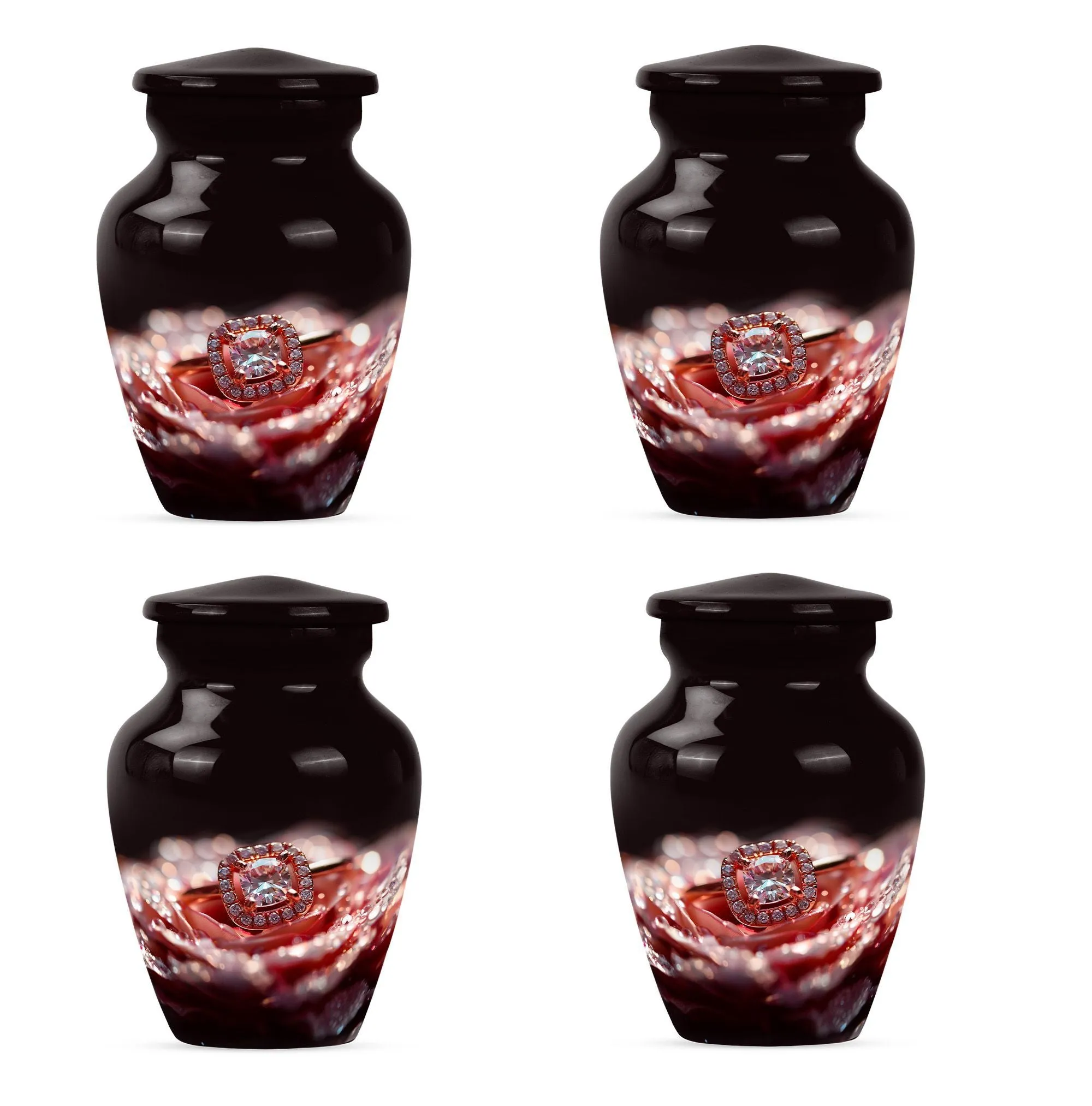 Ring Urn Bliss: Loving Memorial Urn - Container For Human Remains