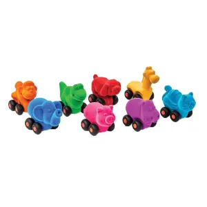 Rubbabu&reg; Aniwheelies Assortment - 8 PC, Tray