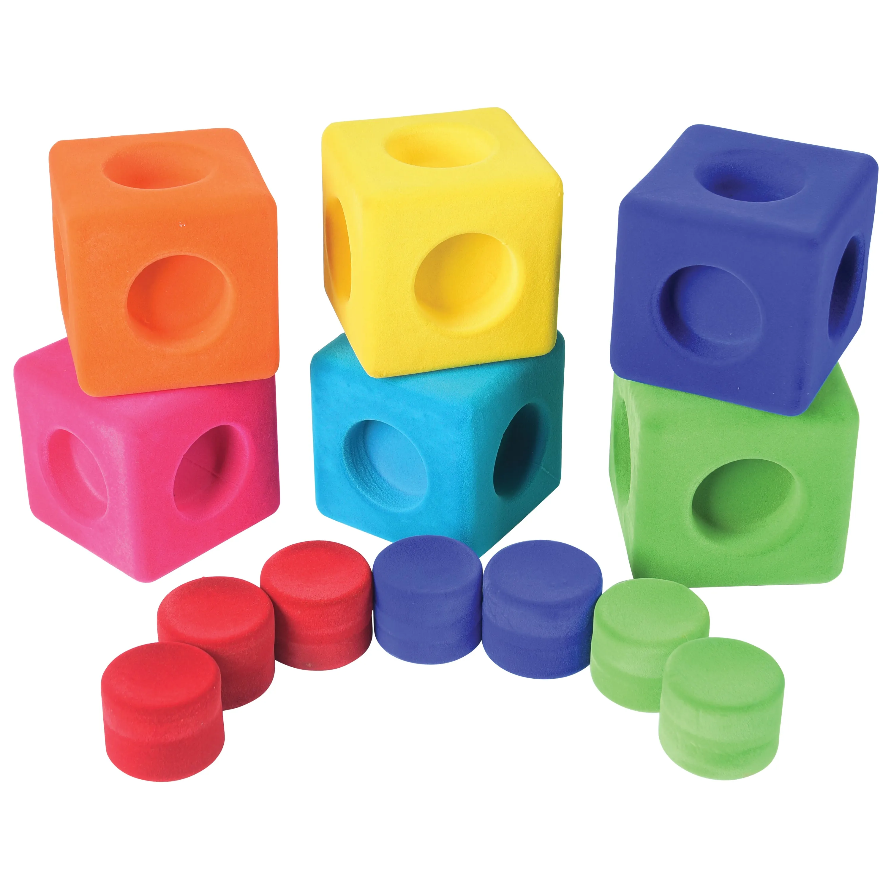 Rubbabu&reg; Rubbablox Building Blocks
