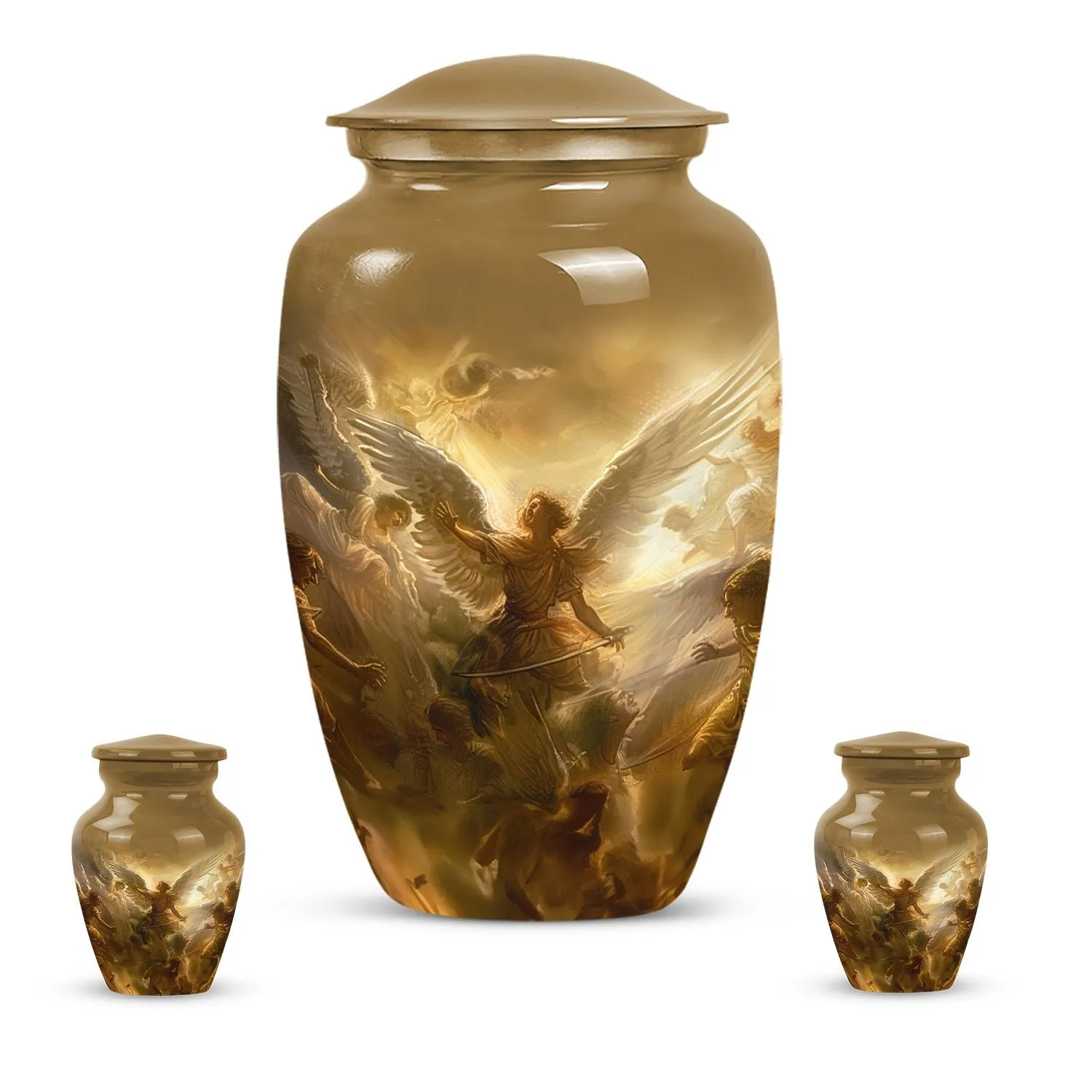 Sacred Remembrance Catholic Cremation Funeral Urn For Ashes