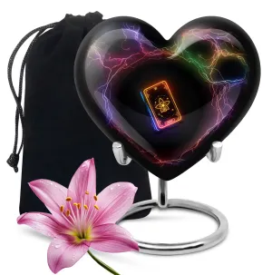 Sacred Remembrance Tarot Urn - A Commemorative Keepsake for Human Ashes