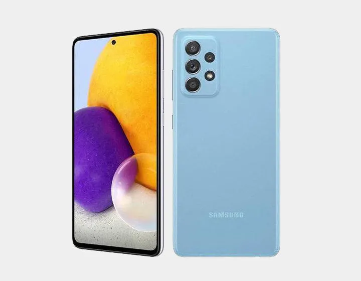 Samsung Galaxy A72 A725F-DS 4G Dual 256GB 8GB RAM GSM Unlocked - Awesome Blue