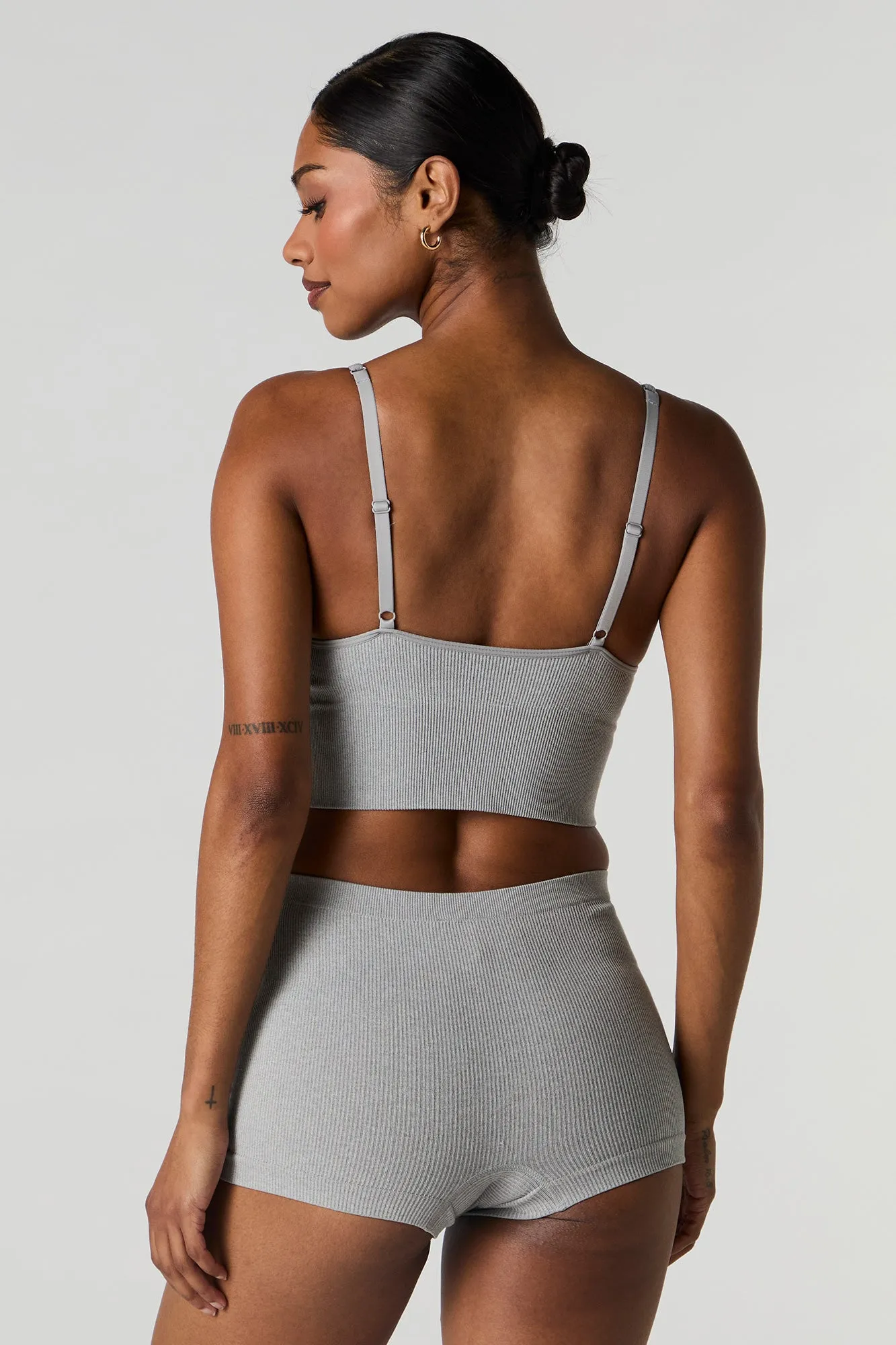 Seamless Ribbed Boy Short (2 Pack)