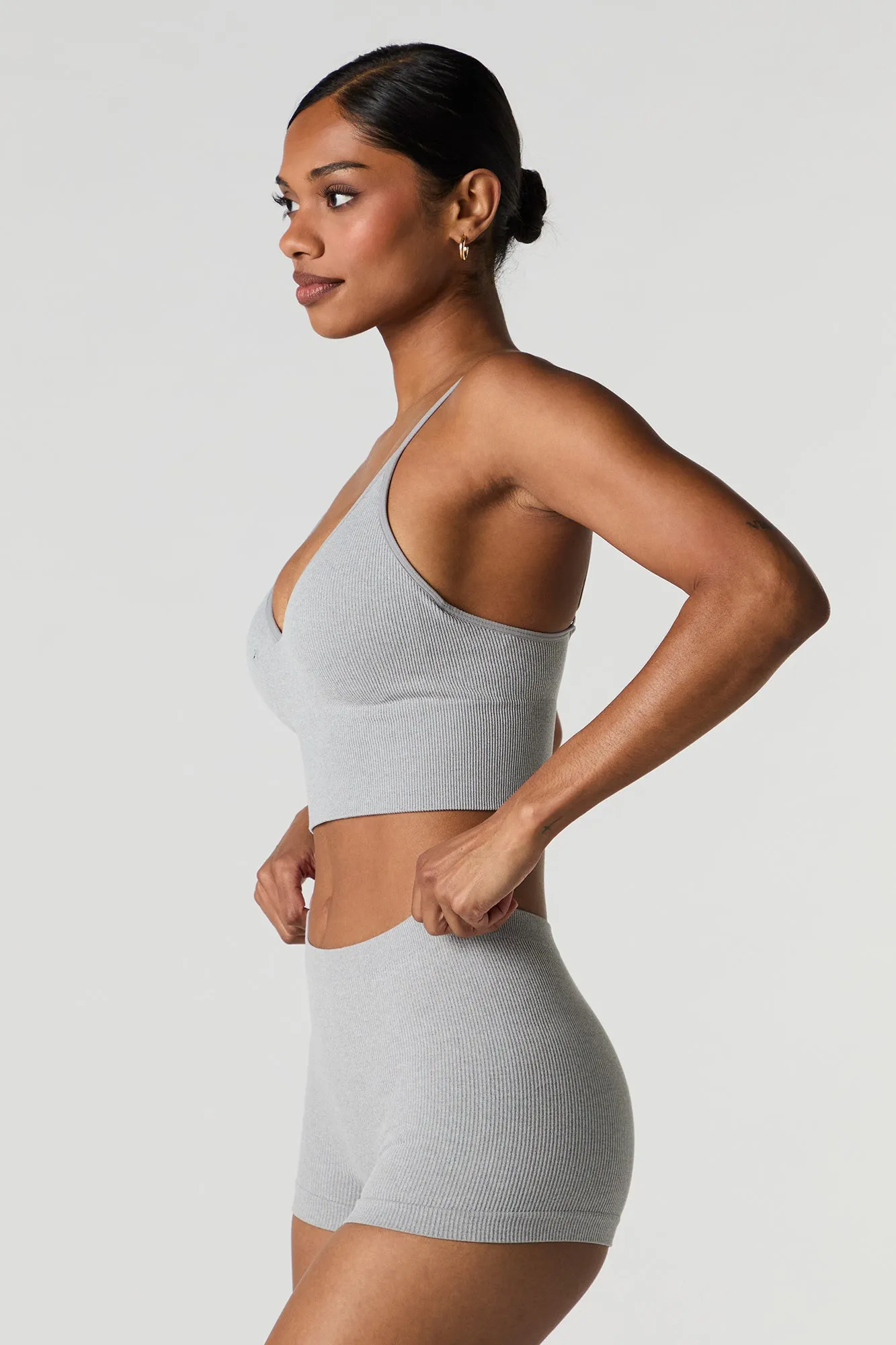 Seamless Ribbed Boy Short (2 Pack)