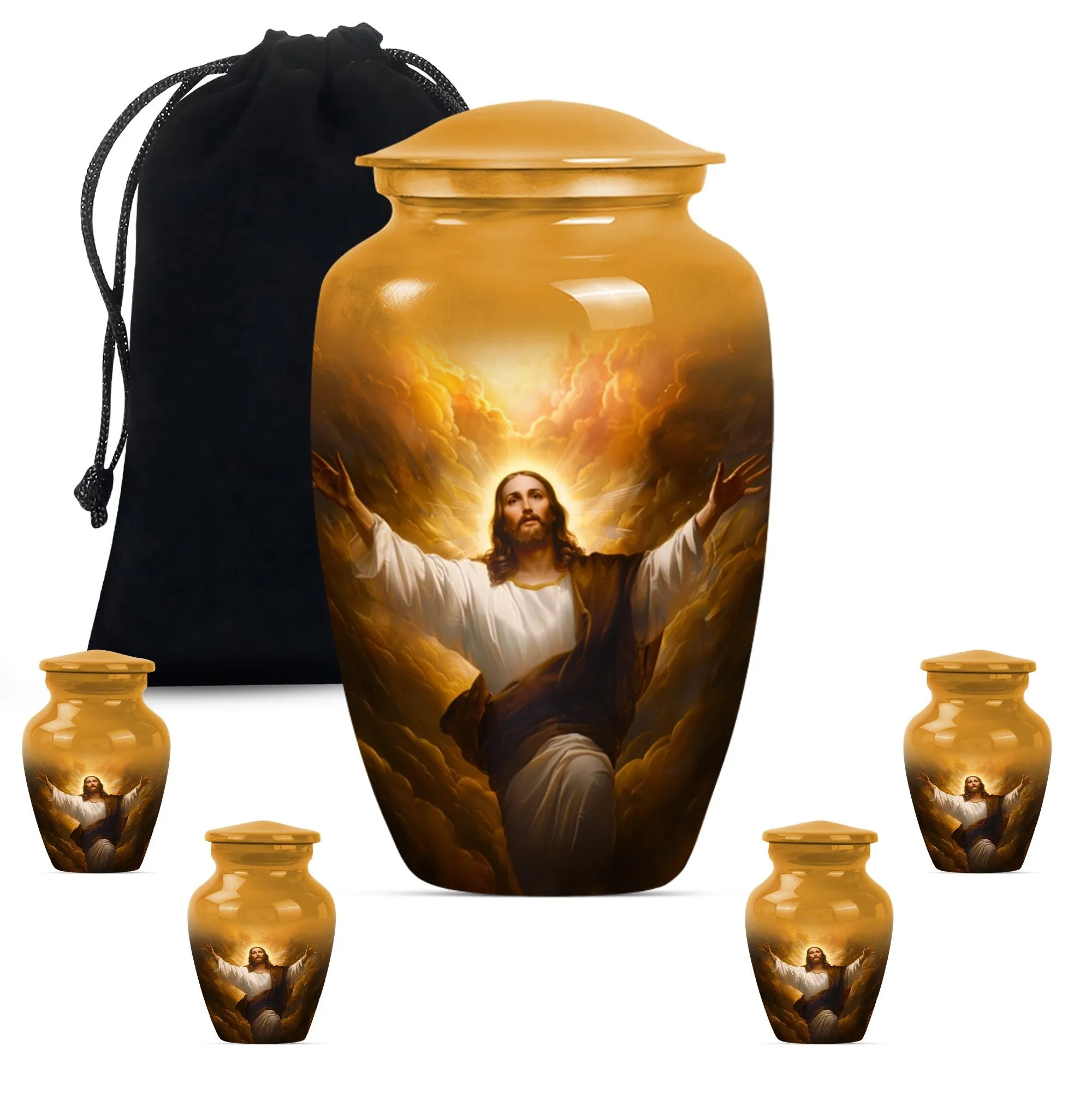Serenity Divine: Jesus Urn for Cherished Remembrance