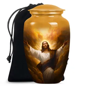 Serenity Divine: Jesus Urn for Cherished Remembrance