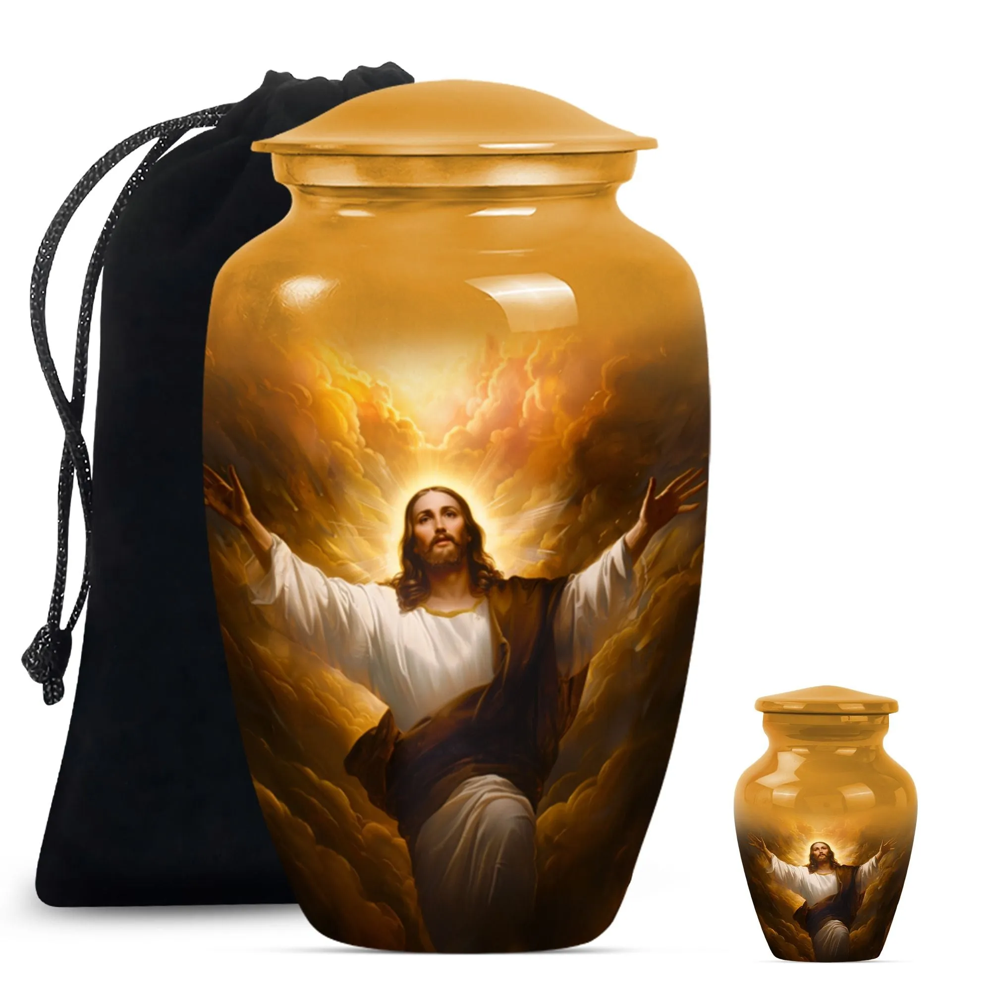 Serenity Divine: Jesus Urn for Cherished Remembrance