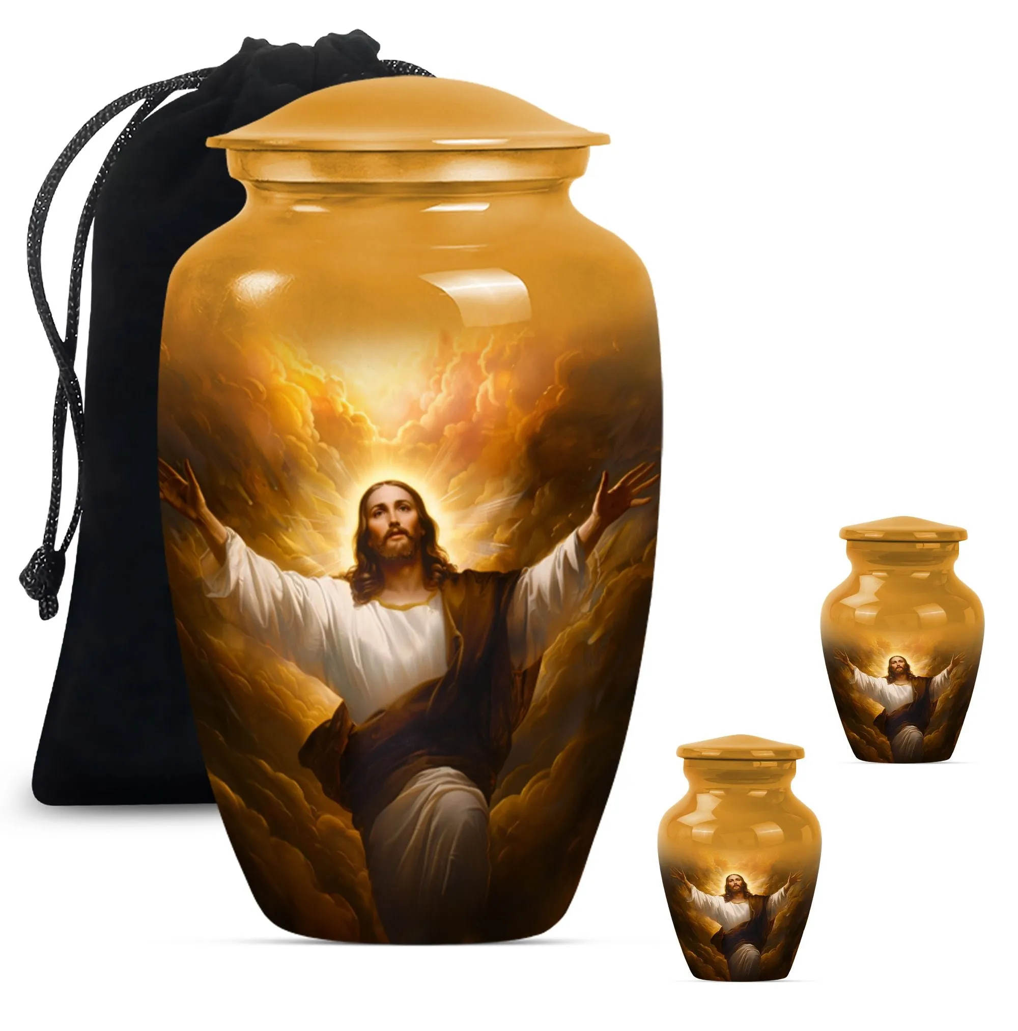 Serenity Divine: Jesus Urn for Cherished Remembrance