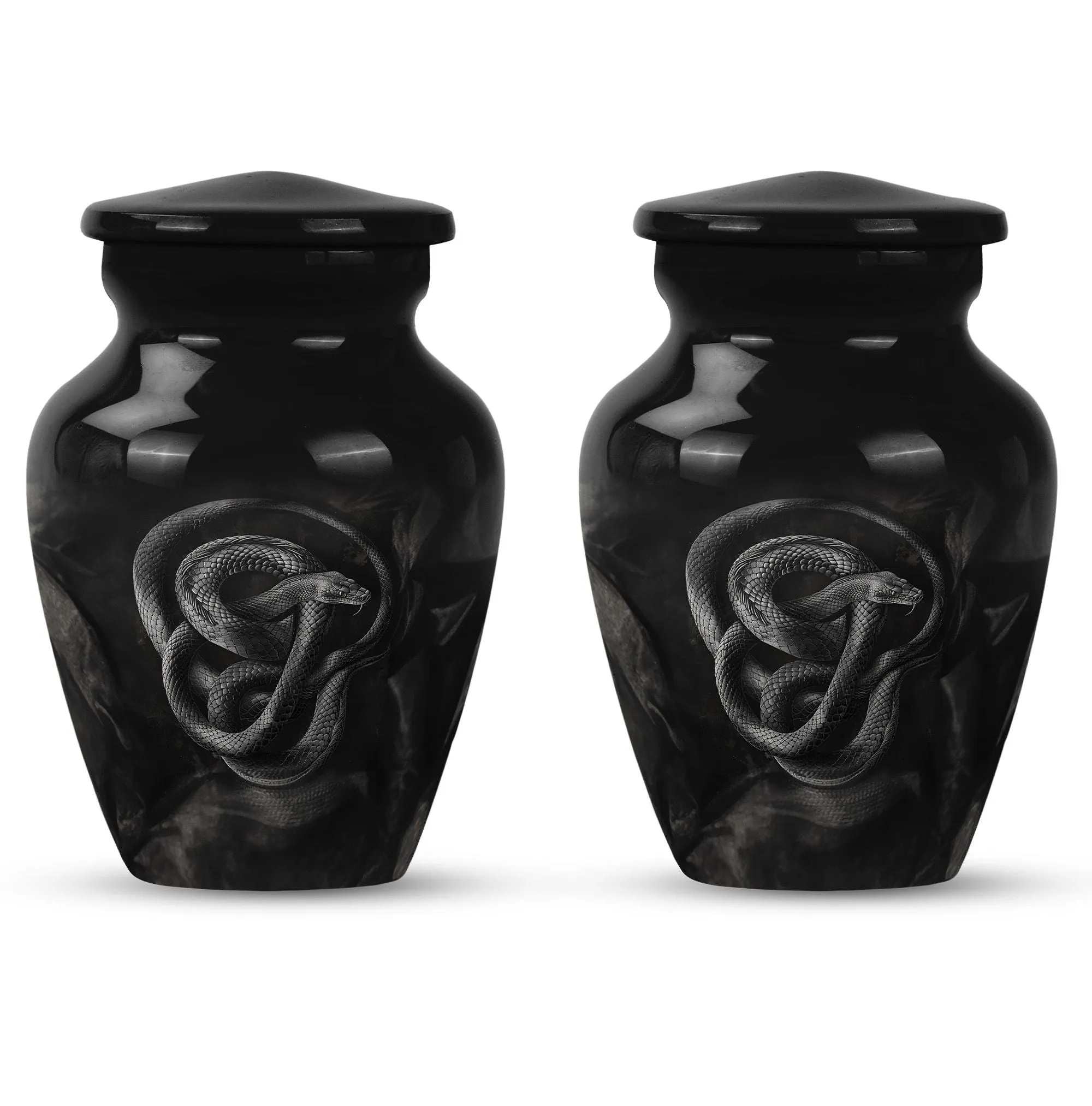 Serpent Memory: Exceptionally Crafted Snake Cremation Urn
