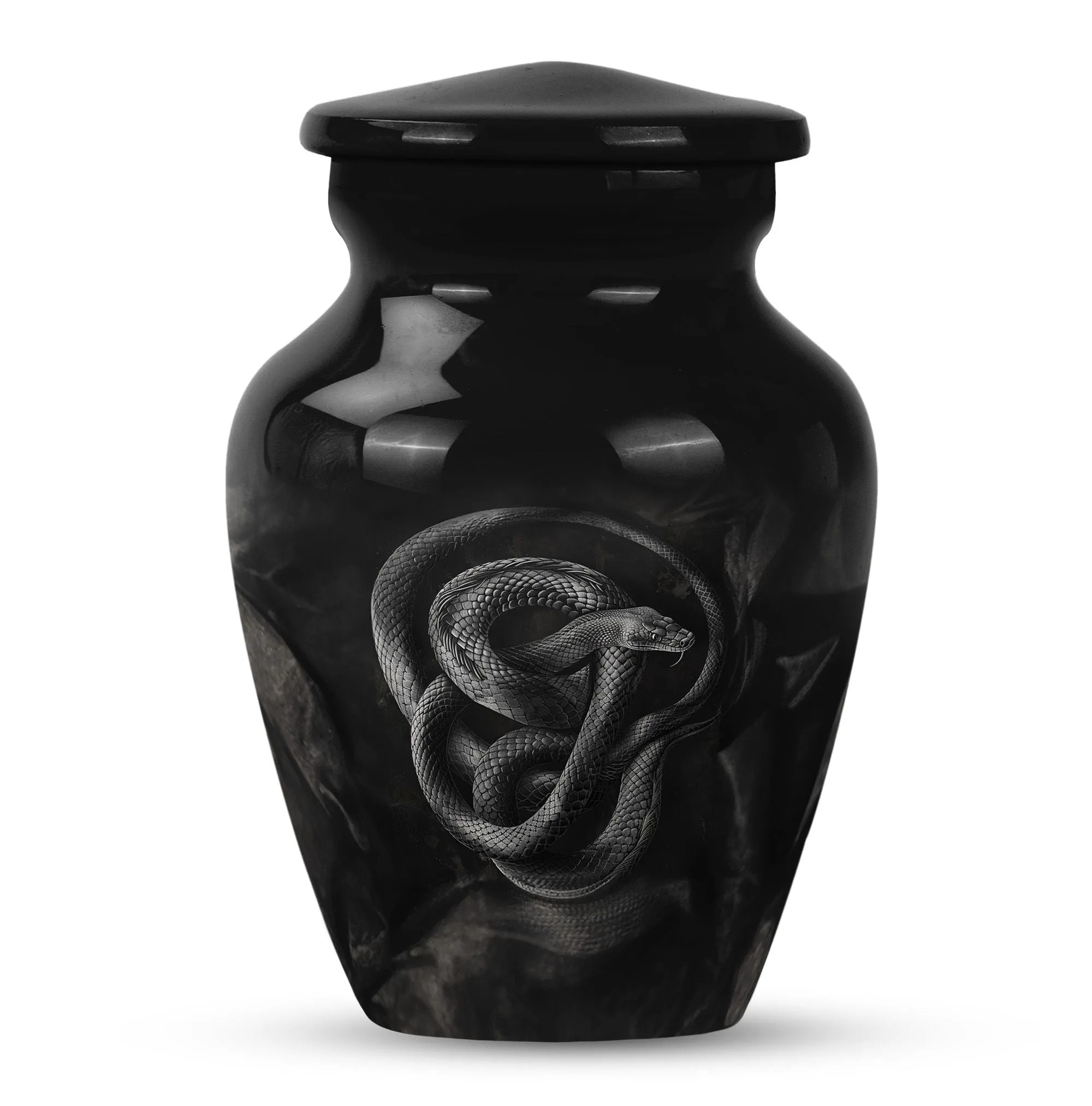 Serpent Memory: Exceptionally Crafted Snake Cremation Urn