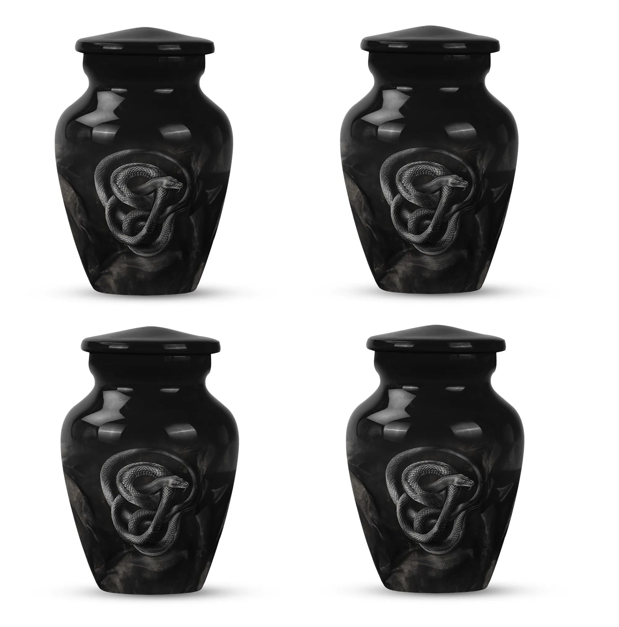 Serpent Memory: Exceptionally Crafted Snake Cremation Urn