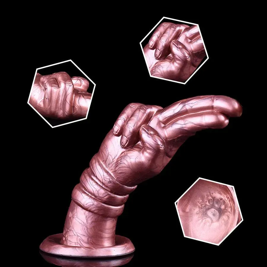 Silicone Finger Suction Cup Dildo