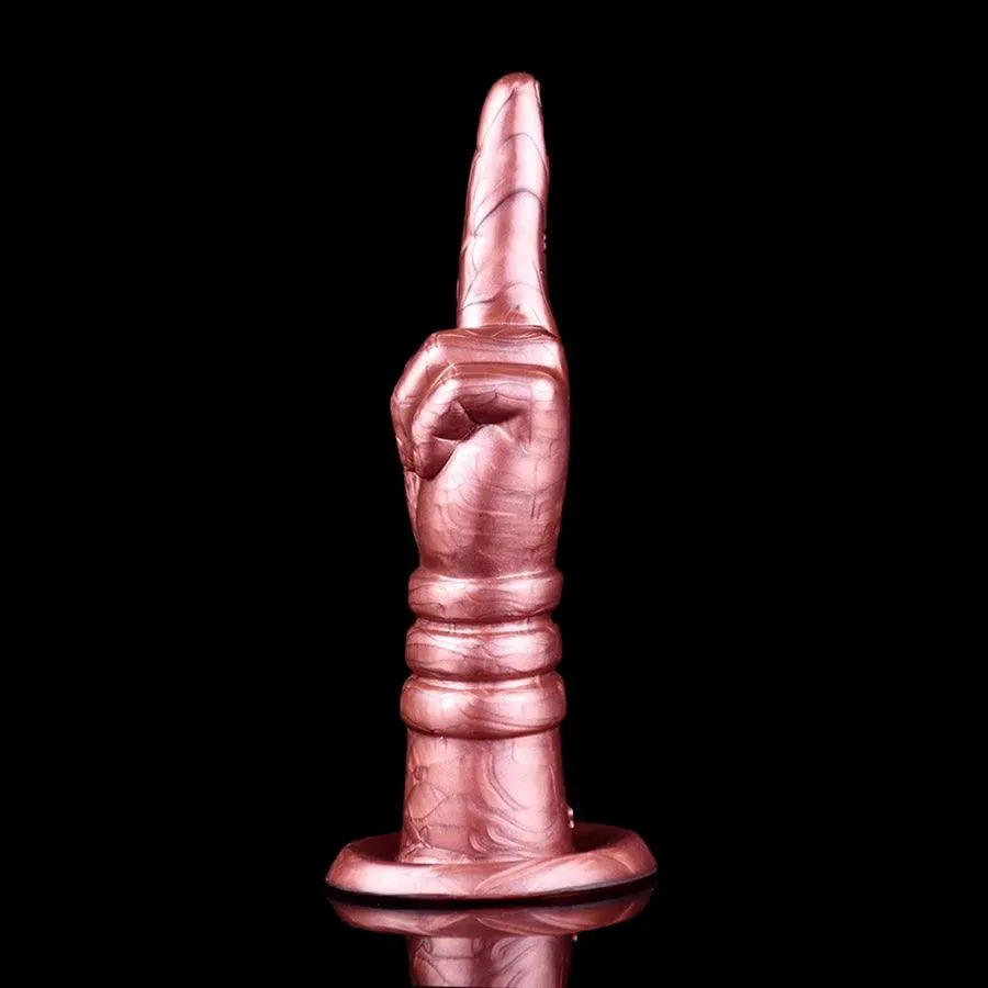 Silicone Finger Suction Cup Dildo