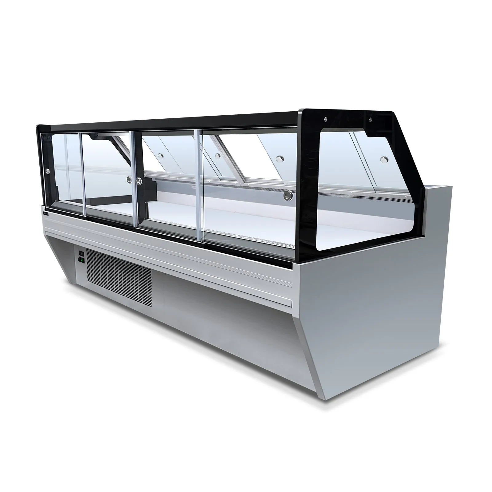 SOC96'' Self-contained Vertical Glass Multi Deck Straight Glass Merchandiser for Deli and Cheese