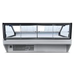 SOC96'' Self-contained Vertical Glass Multi Deck Straight Glass Merchandiser for Deli and Cheese