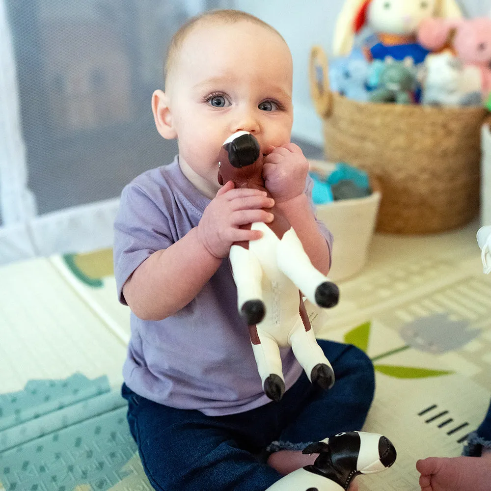 Soft Vinyl Farm Animal 5-Piece Set | Durable, Wipe-Clean Pretend Play Toys
