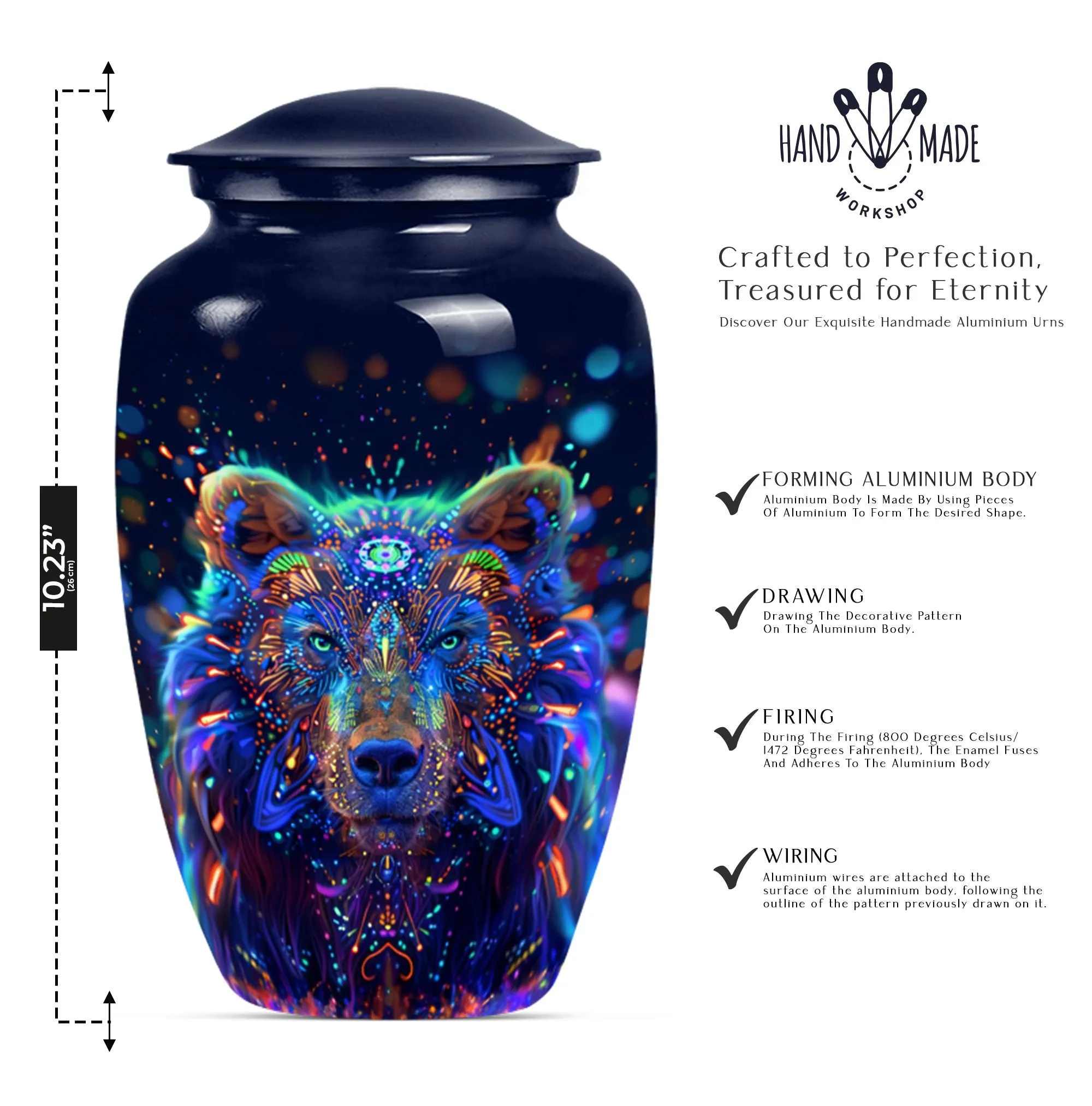 Soulful Solace: Butterfly Themed Memorial Urn