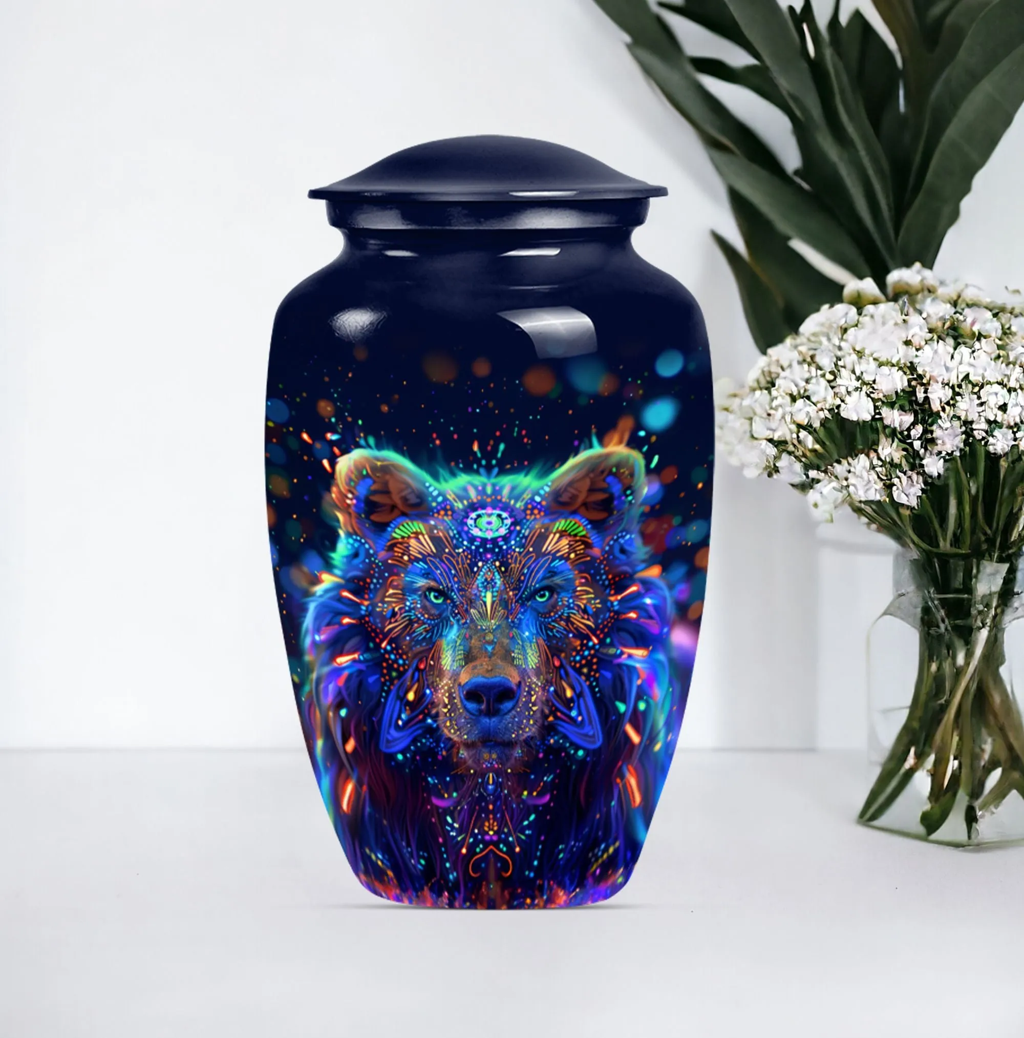 Soulful Solace: Butterfly Themed Memorial Urn
