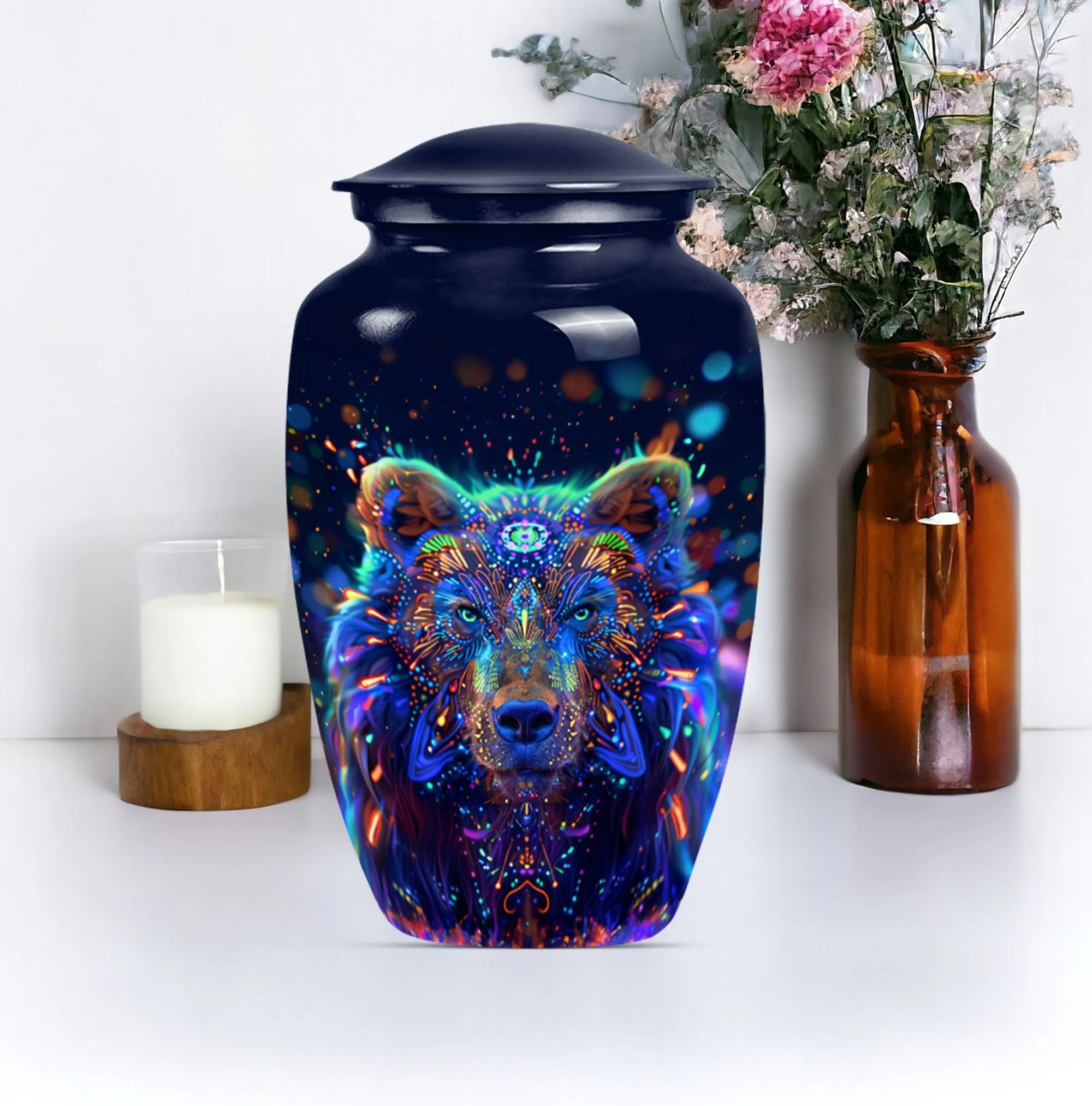 Soulful Solace: Butterfly Themed Memorial Urn