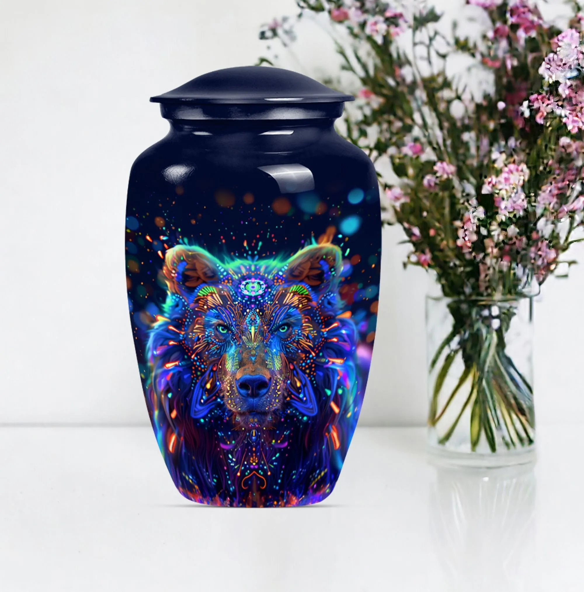Soulful Solace: Butterfly Themed Memorial Urn
