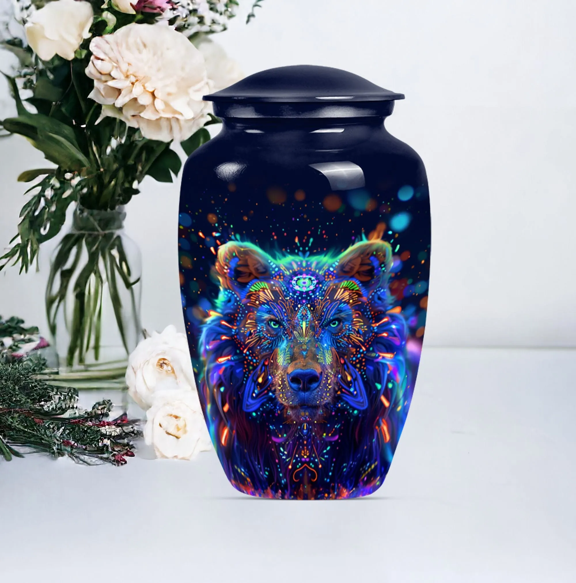 Soulful Solace: Butterfly Themed Memorial Urn
