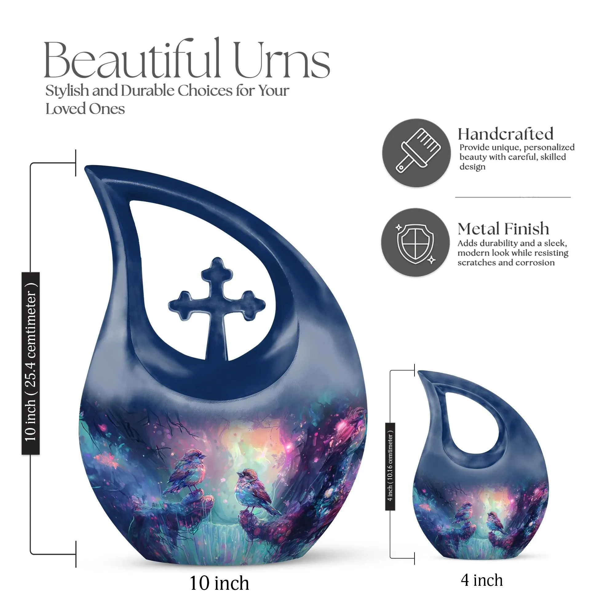 Sparrow Memorial Cremation Urn For Human Ashes
