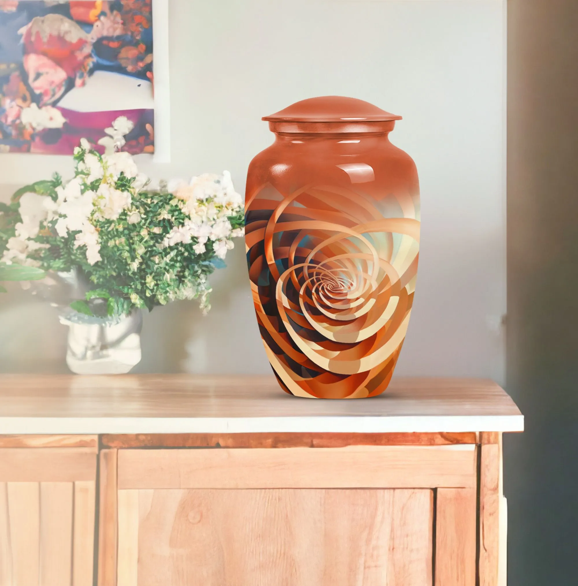 Spiral Cremation Tribute - Memorial for Human Ashes
