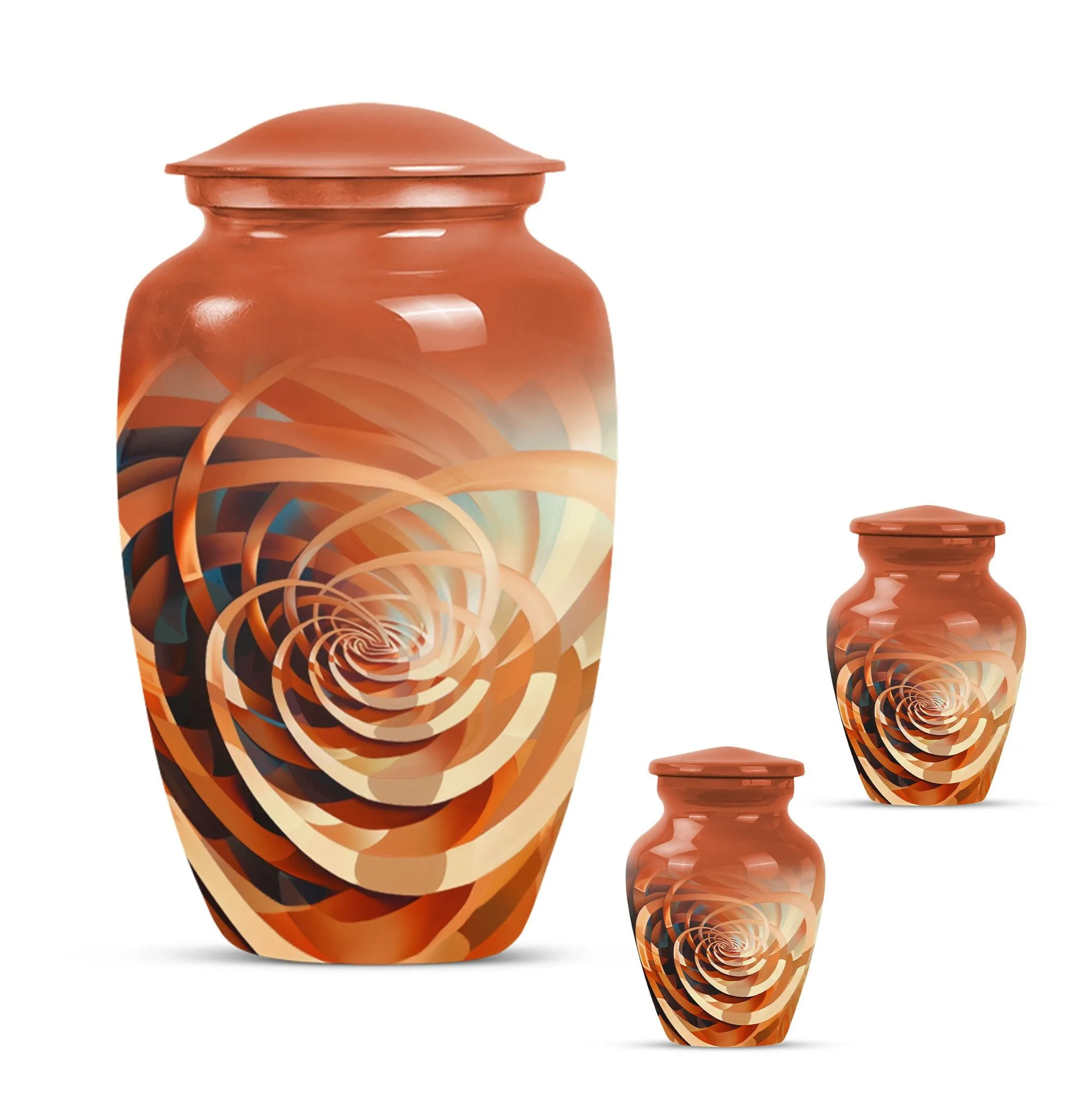 Spiral Cremation Tribute - Memorial for Human Ashes