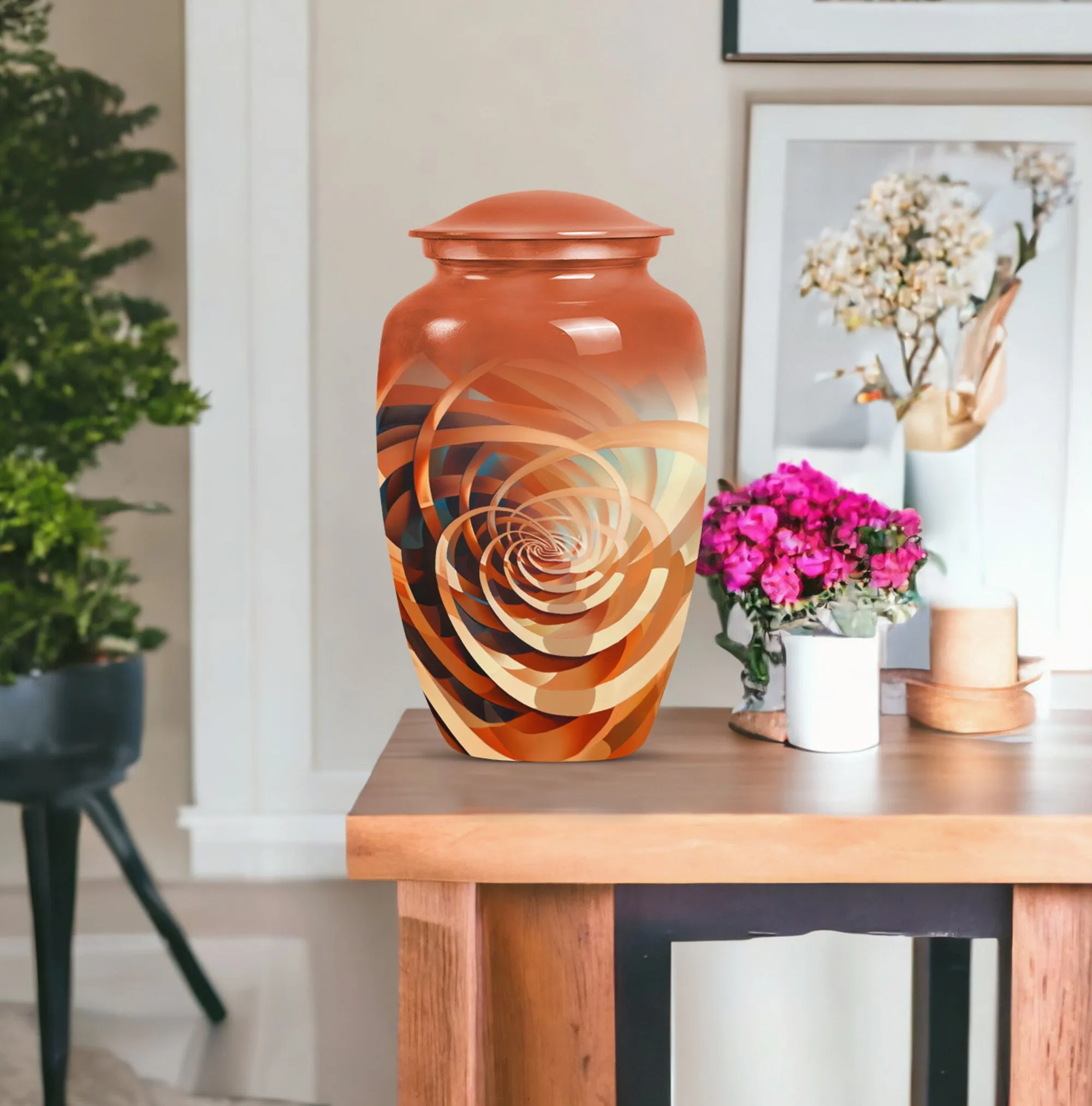 Spiral Cremation Tribute - Memorial for Human Ashes