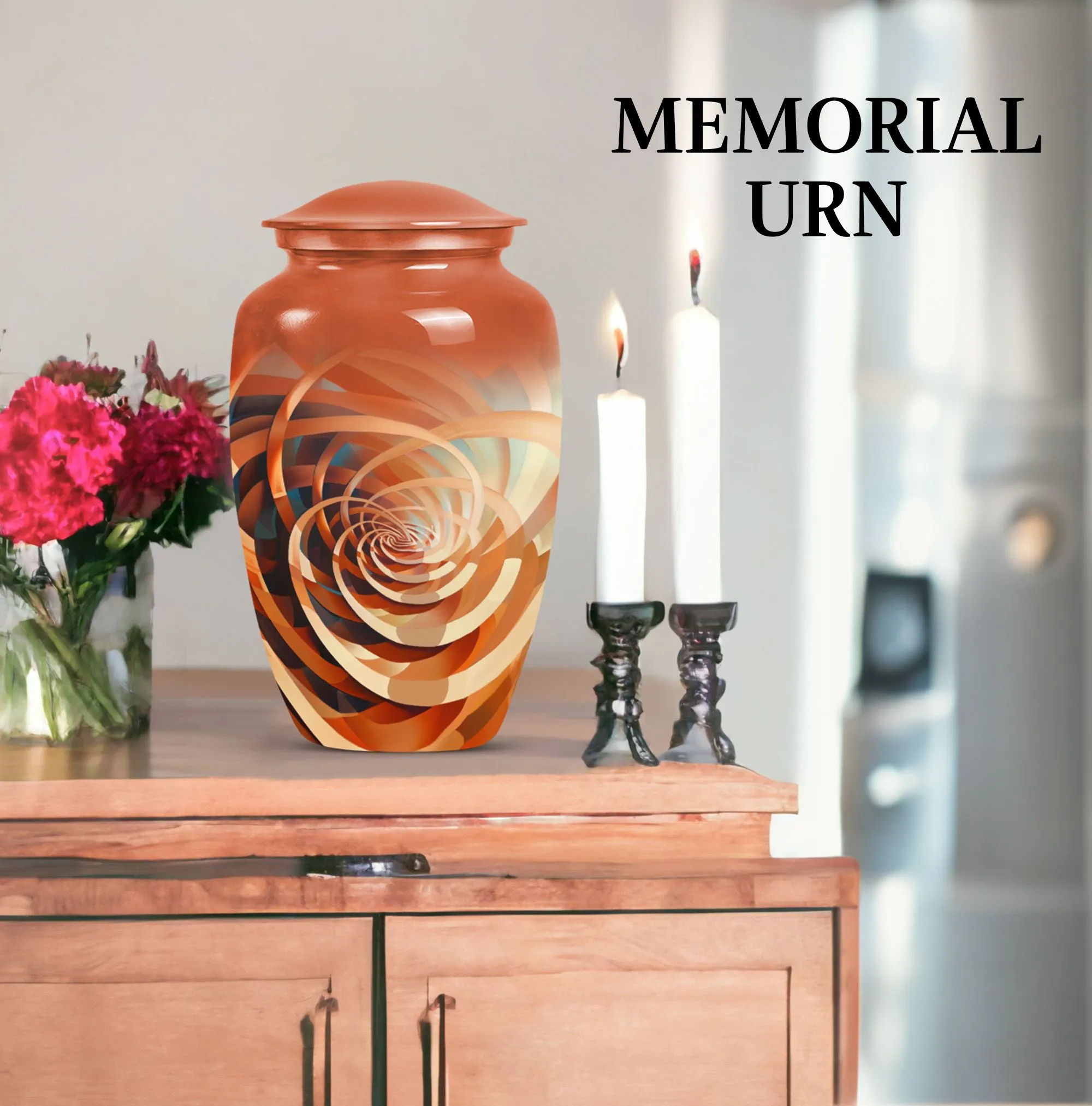 Spiral Cremation Tribute - Memorial for Human Ashes