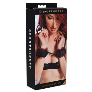 Sportsheets - Saffron Soft Handcuffs (Black)