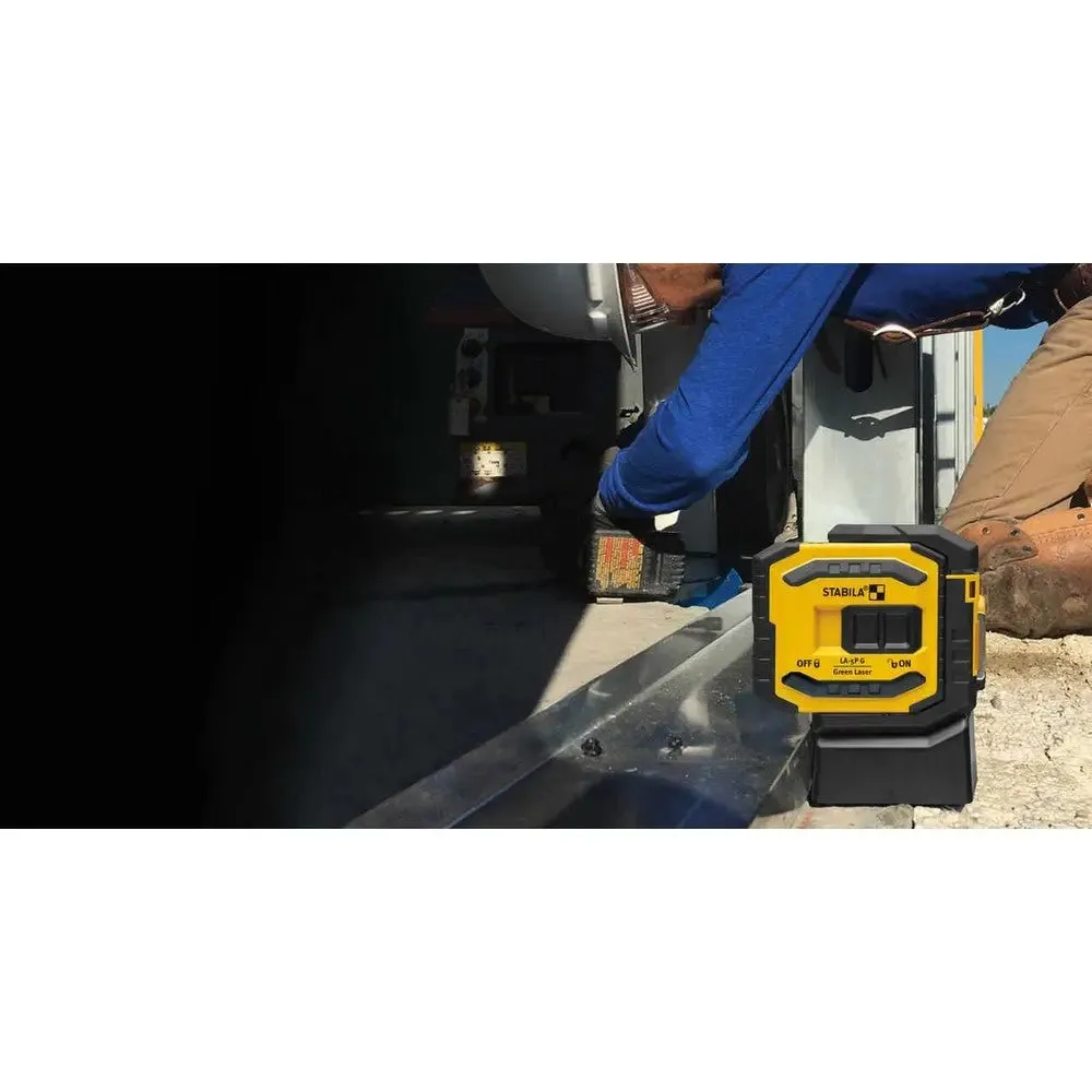 Stabila LA-5P G self-leveling, 5-Point/Dot GREENBEAM Laser