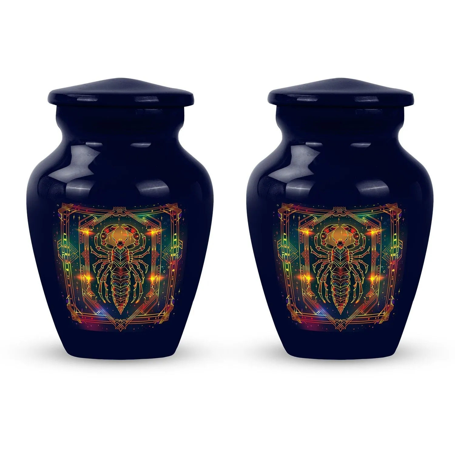 Stellar Remembrance - Zodiac Themed Cremation Urn for Eternity