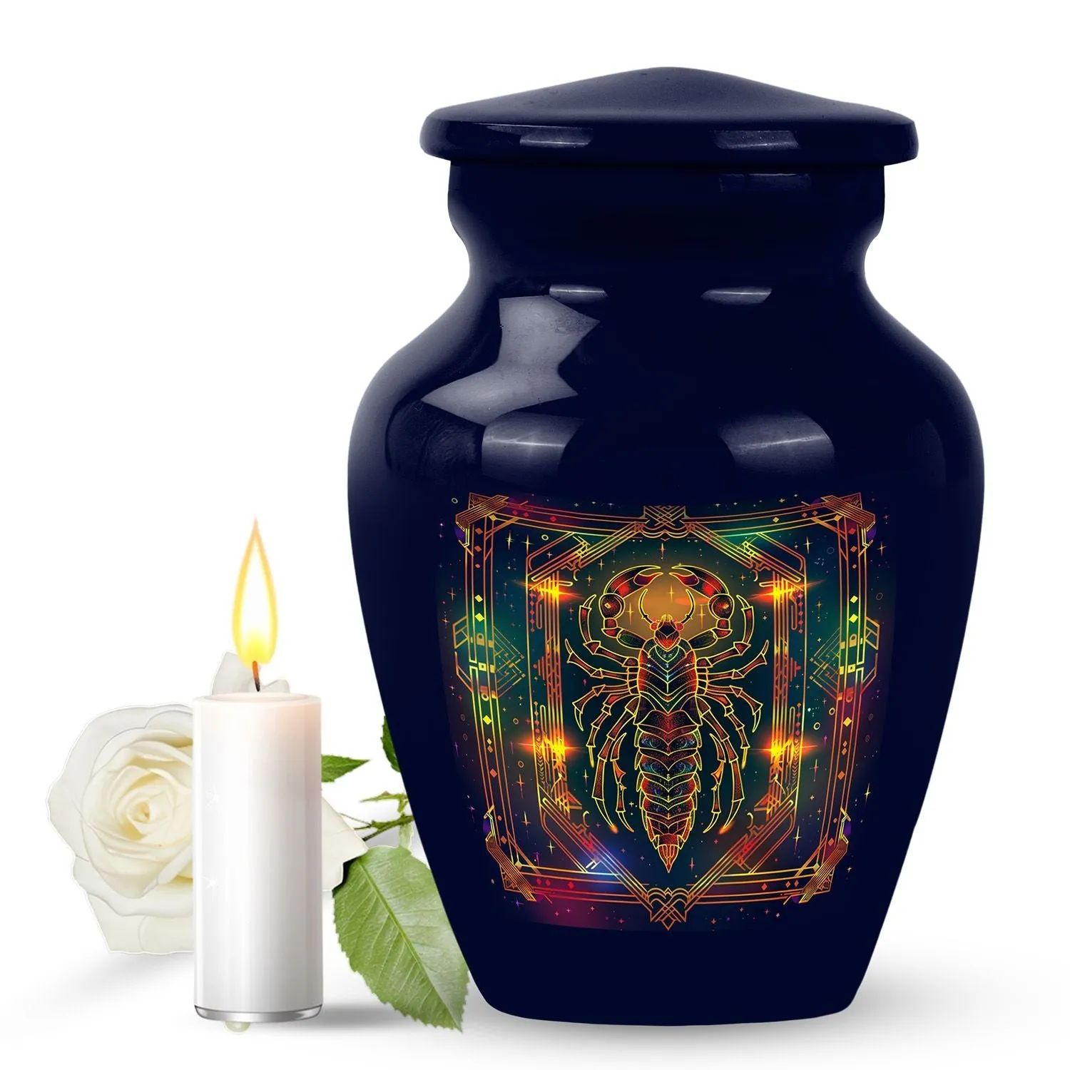 Stellar Remembrance - Zodiac Themed Cremation Urn for Eternity