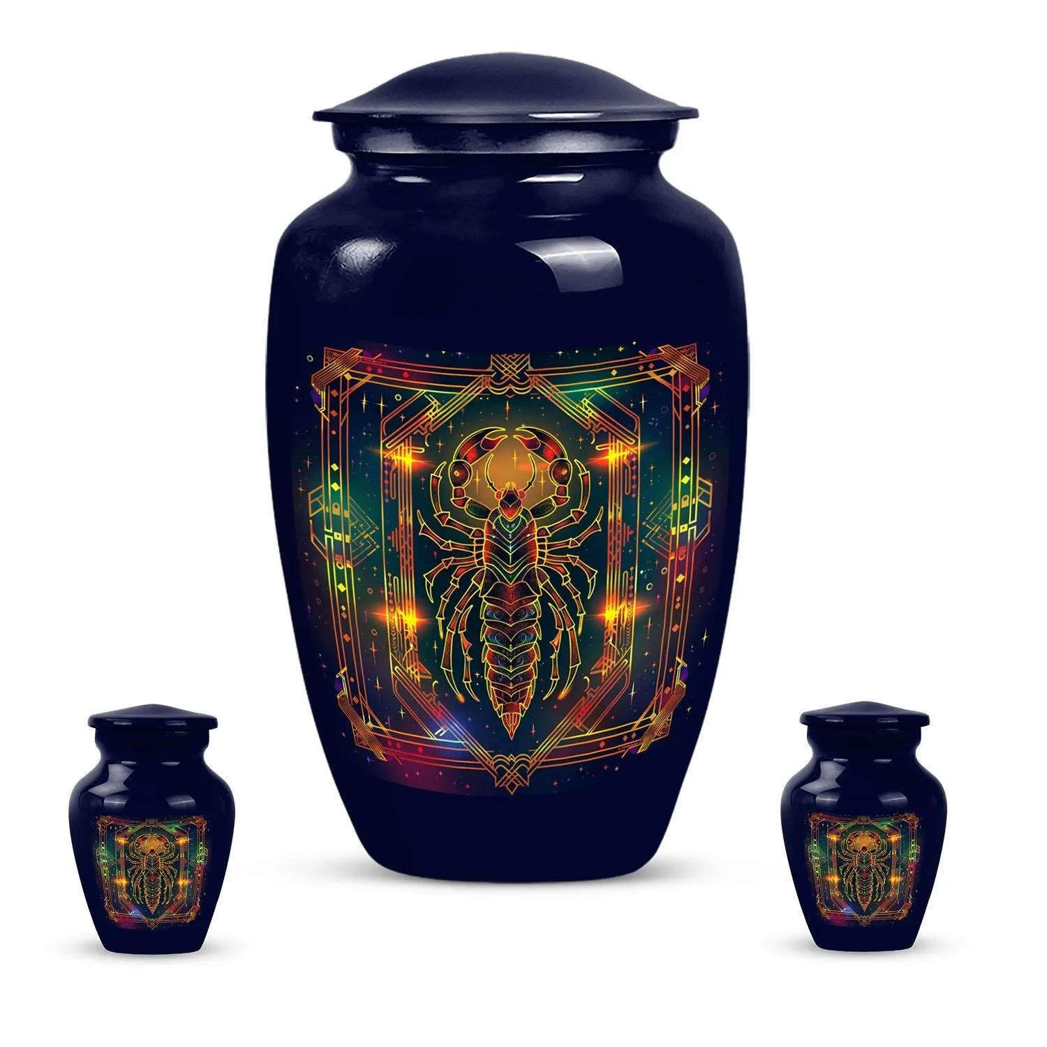 Stellar Remembrance - Zodiac Themed Cremation Urn for Eternity