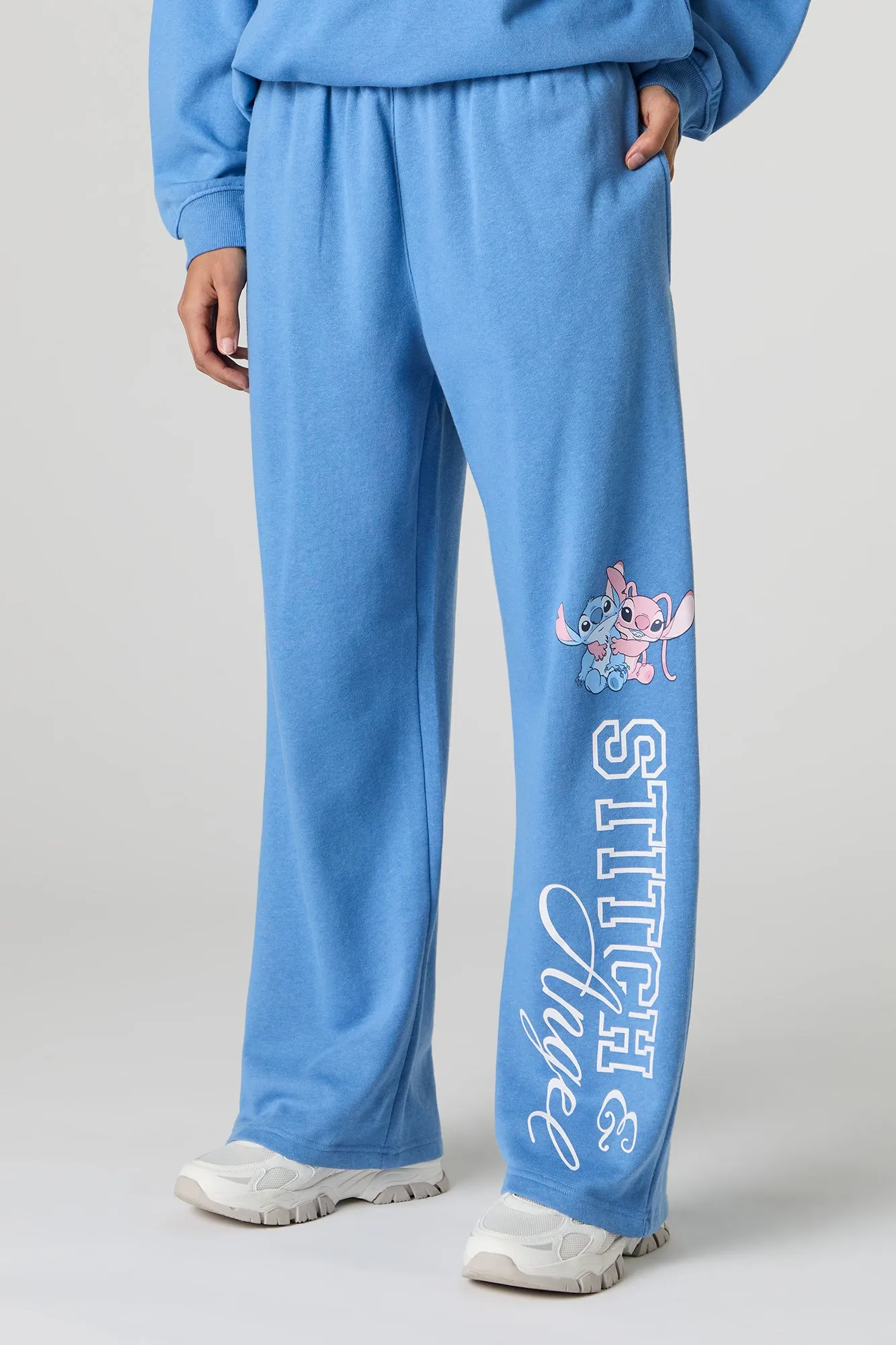 Stitch Graphic Fleece Flare Sweatpant