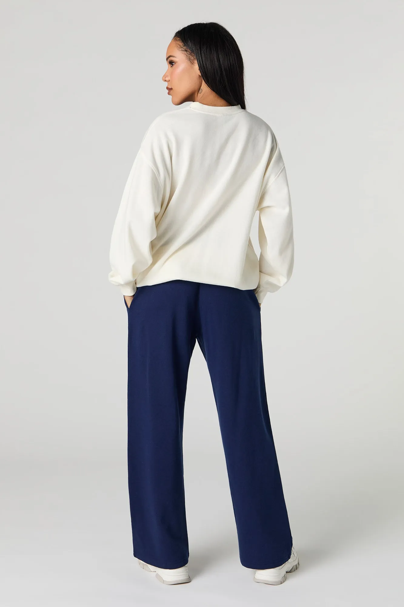 Stitch Graphic Fleece Flare Sweatpant