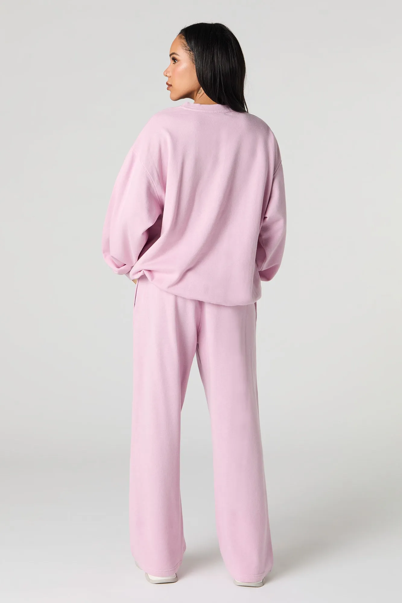 Stitch Graphic Fleece Flare Sweatpant