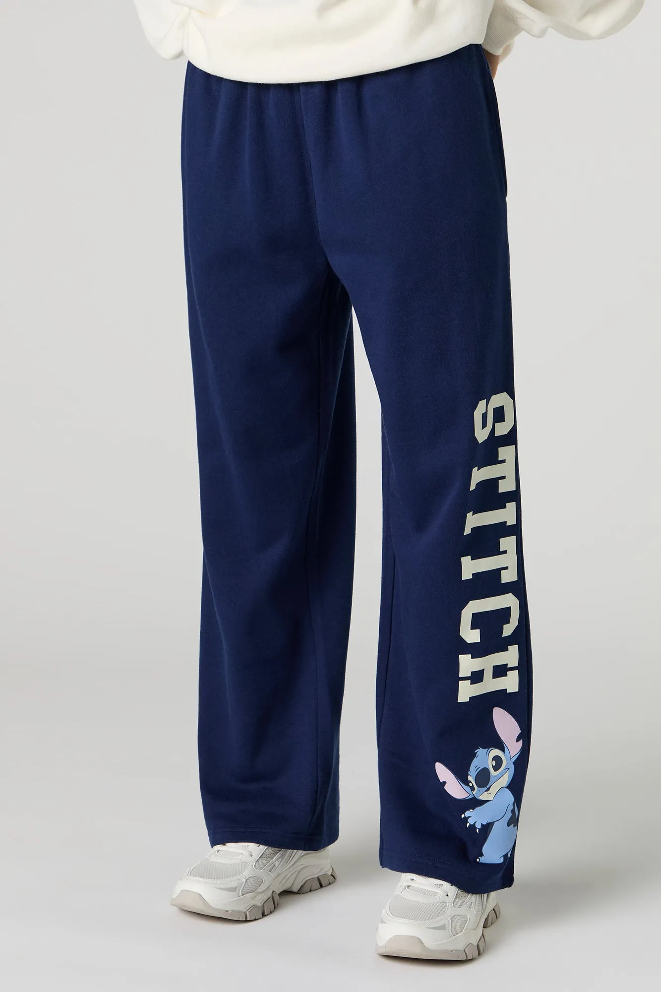 Stitch Graphic Fleece Flare Sweatpant