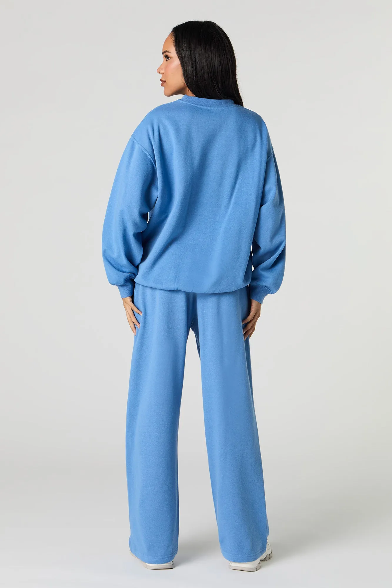 Stitch Graphic Fleece Flare Sweatpant