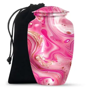 Sublime Pastel Swirl Urn for Unique Cremation Tribute