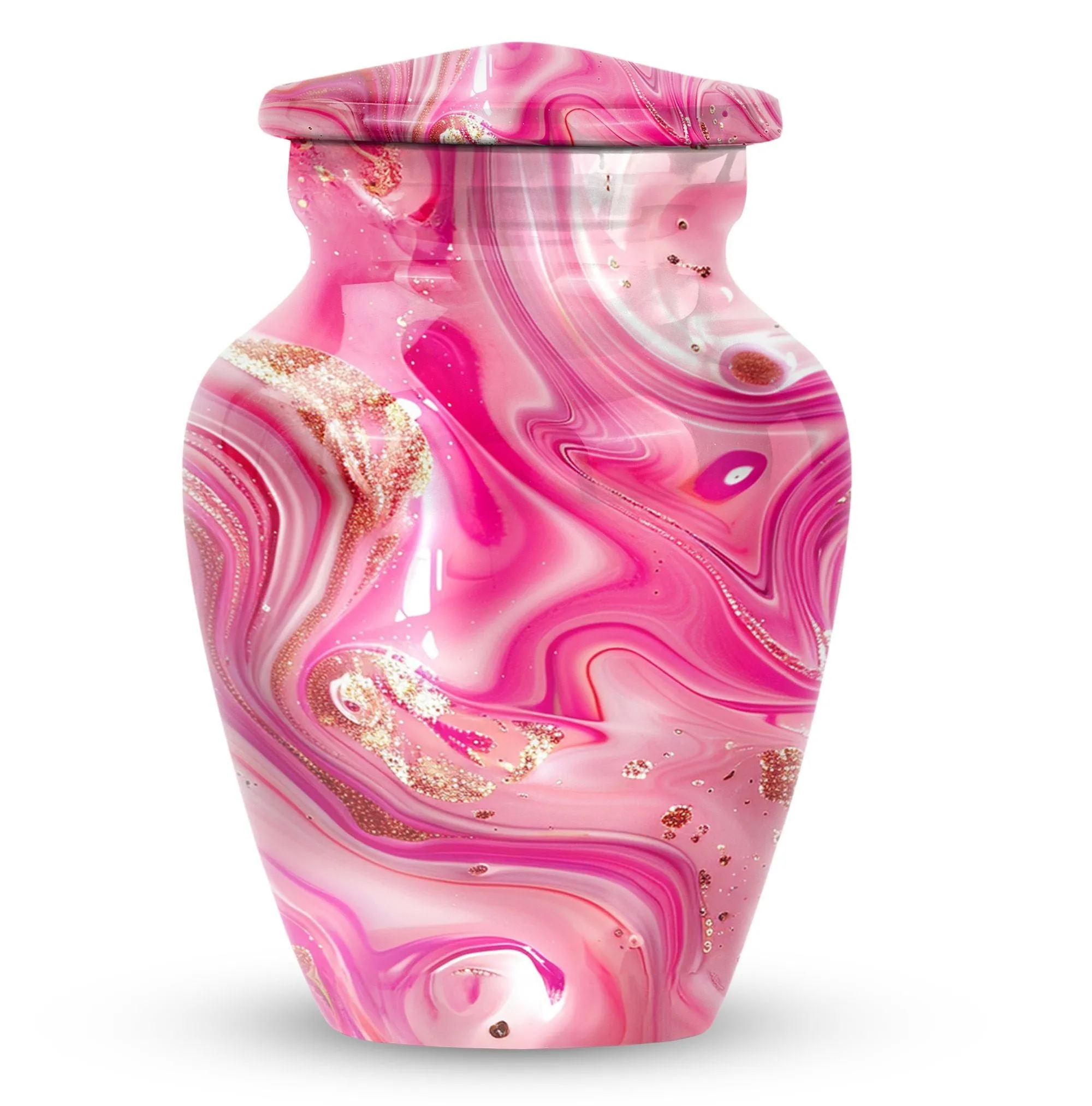 Sublime Pastel Swirl Urn for Unique Cremation Tribute