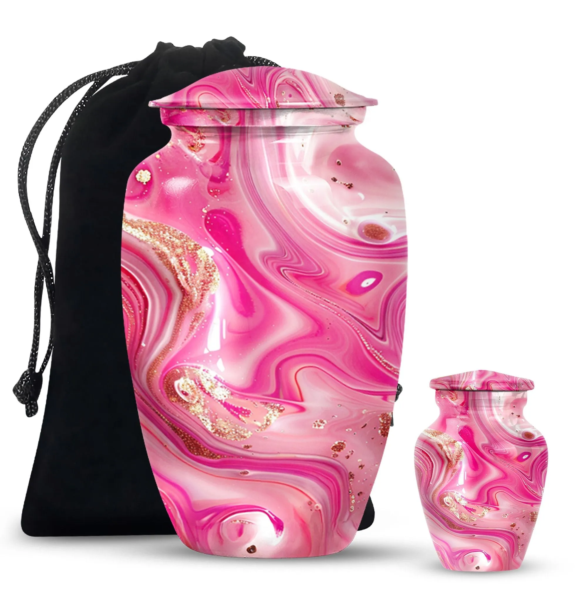 Sublime Pastel Swirl Urn for Unique Cremation Tribute